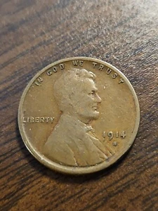 1914 S Lincoln Wheat Cent Penny - Picture 1 of 4