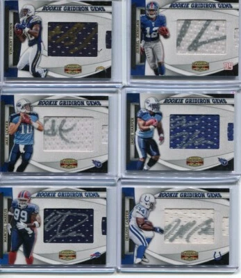 2011 Panini Gridiron - Rookie Gridiron Gems Autograph Game Jersey - Set Break - Image 1 of 4