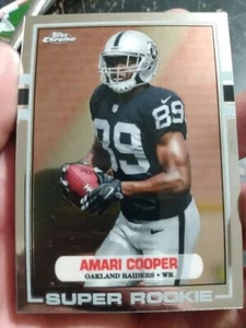 Amari Cooper 2015 Topps Chrome 1989 Super Rookie #89-AC Oakland Raiders Karte - Bild 1 von 11