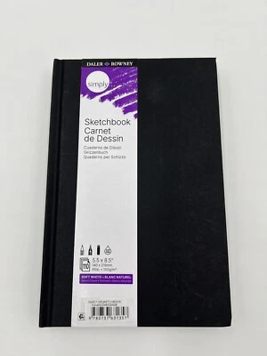 Cuaderno de bocetos encuadernado duro Daler-Rowney 5,5 x 8,5 en 110 hojas Foto 1 de 2