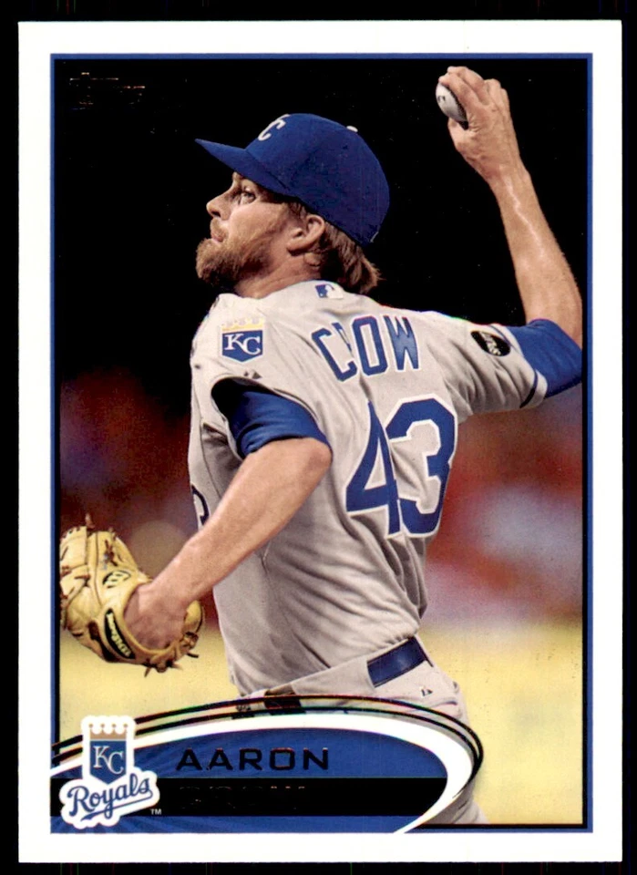 2012 Topps; Aaron Crow Baseball Cards #67 - Image 1 of 2