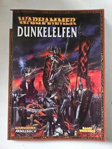 Dunkelelfen Elf Army GW Warhammer juegos de batalla libro 6a edición alemán elfos - Imagen 1 de 4