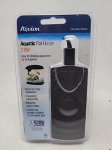 Aqueon 7.5W Flat Submersible Heater 7.5 Watt Shatter Proof Aquarium Heater L - Picture 1 of 2