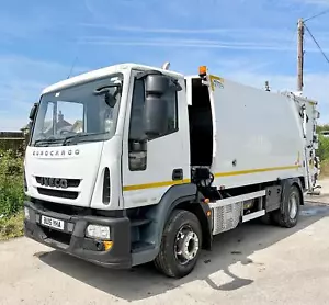 2015 IVECO EUROCARGO 150E25 NTM REFUSE DUSTCART U-LEZ EURO 6 COMP - Picture 1 of 9