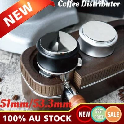 51/53.5mm 2-in-1 Coffee Distributor and Tamper Stainless Steel Dual Head Coffee - image 1 of 4