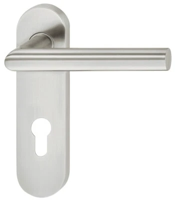 Häfele Acero Inox manillas puertas de la interior herrajes Placa Corta din - Imagen 1 de 4