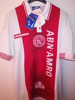 AJAX 1997-1998 BNWT ABN-AMRO shirt camiseta maillot trikot maglia umbro - Imagen 1 de 4