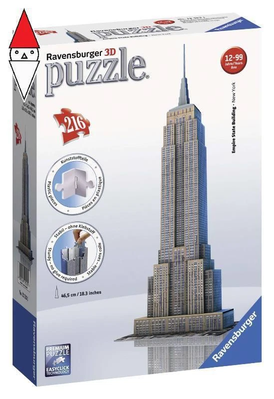 PUZZLE RAVENSBURGER PUZZLE 3D EMPIRE STATE BUILDING - Immagine 1 di 1