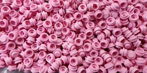 Lot Of 500 Lego Piece Bright Pink 4073 Round Plate 1 x 1 Parts Piece - Picture 1 of 1