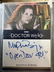 Doctor Who Serie 1-4: MyAnna Buring Scooti Manista Aufschrift Autogrammkarte - Bild 1 von 1