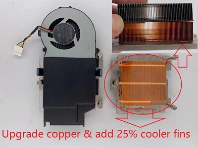 NEW Dell Optiplex 7080 MFF Cooler FAN with Copper Heatsink 0C5T4N - Image 1 of 4