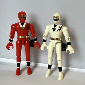 Mighty Morphin Power Rangers White & Red Alien Ranger Figure Bandai 1995 - Picture 1 of 5