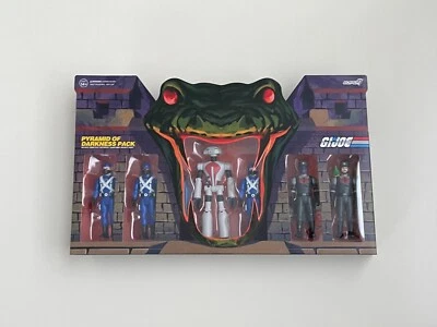 Super7 ReAction G.I. Joe Pyramid of Darkness Pack 2022 SDCC Exclusivo Nuevo * Foto 1 de 4