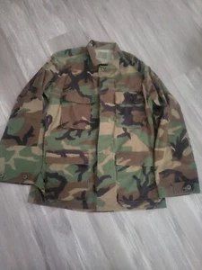 Army Woodland Camouflage BDU Ripstop Combat Jacket Shirt Nato 7080/8494 - Picture 1 of 6
