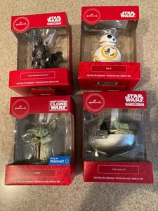 Hallmark 2020 Red Box Christmas Ornaments Star Wars Lot With Mandalorian NEU - Bild 1 von 5