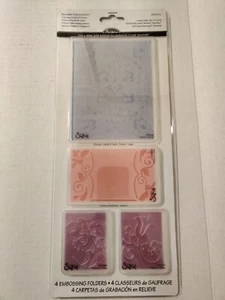 Sizzix Rachael hell ~ 4 Prägefolder ~ verzierte Blumen und Rahmen #656152 - Bild 1 von 7