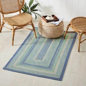 VHC Jolie Jute Rectangle Rug w/Pad 36x60~ Farmhouse - Picture 1 of 5