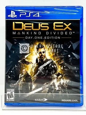 Deus Ex: Mankind Divided Day One Edition - PS4 - Brand New | Factory Sealed - Image 1 of 4