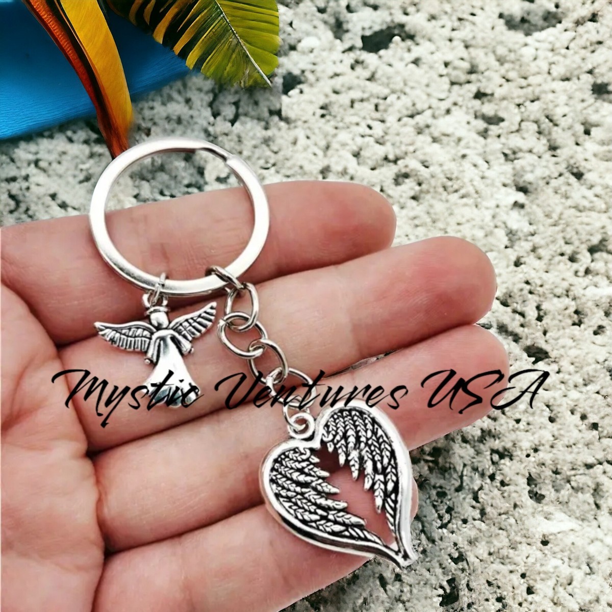 キーホルダー・キーリング VVV Sweet Angel Safety Pin Keyring 4BFK411 MUSINSA | VVV Sweet Angel Safety Pin Keyring