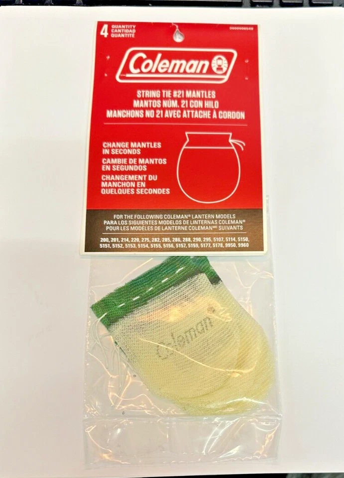 Coleman, mantos, corbata de cuerda #21, paquete de 4, mantos de The Outdoor Company hechos fáciles Foto 1 de 1