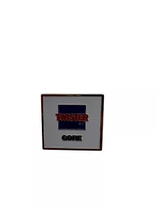 Twister Gore Square Enamel Lapel Pin Badge Collectors Item 1 Inch Jewelry a - Picture 1 of 5