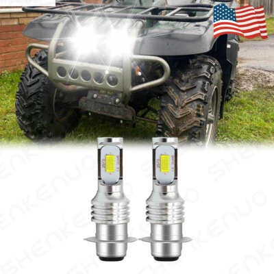 Para Yamaha Big Bear 350 YFM350FW 4x4 1987-1999 - Faros LED Bombillas Blanco Foto 1 de 4