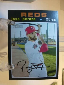 2020 Topps Heritage Baseball   #239 Jose Peraza  (586) - Picture 1 of 2