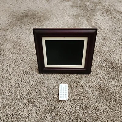 Coby DP848-128 8.4-Inch Wooden Digital Photo Frame with MP3 Player (Mahogany) - Image 1 of 3