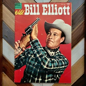 Wild Bill Elliott #15 (Dell Comics 1954) Golden Age Western 10 Cent Foto Cover - Bild 1 von 6