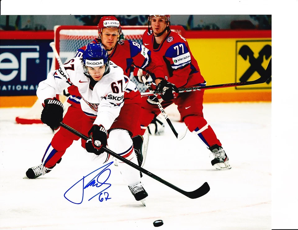 CHICAGO BLACKHAWKS MICHAEL FROLIK ASSINADO EQUIPE TCHECA 8X10 - Imagem 1 de 1