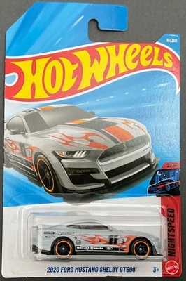 Hot Wheels 2020 FORD MUSTANG SHELBY GT500, Gray,  2026 B-Case, *BOX SHIPPING * - Image 1 of 4