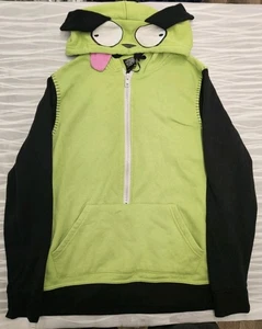 Nickelodeon Invader Zim Hoodie Adult Size Small Graphic Print Pullover Unisex - Picture 1 of 6
