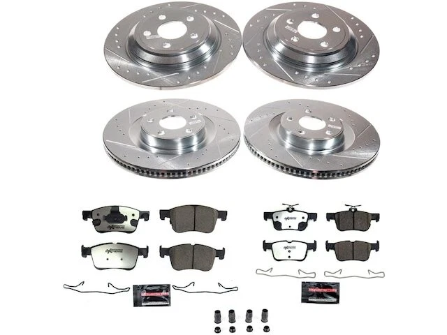 Front and Rear Brake Pad and Rotor Kit For 22-24 Ford Maverick JH82P5 - Imagem 1 de 1