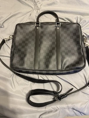 Maletín para portátil Louis Vuitton grafito documento puerta Foto 1 de 4