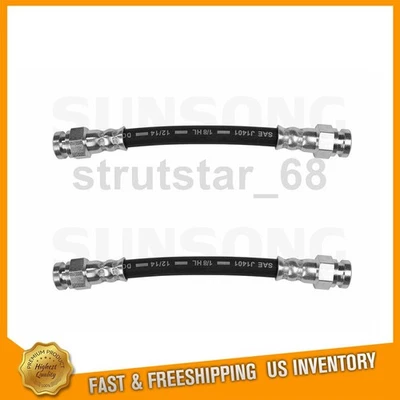 Гидравлический шланг тормозной магистрали 2 шт задний подходит для Volkswagen Cabrio 1995-1999 - Изображение 1 из 4