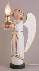 Engel elektrische Beleuchtung 50 cm NEU Erzgebirge Weihnachtsfigur Festerdeko - Bild 1 von 1