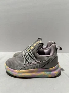 Adidas Lite Racer Kleinkind Größe 8 grau bunt Slipper Schuhe - Bild 1 von 5