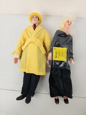 Dick Tracy & Breathless Mahoney Doll Set 9" Madonna Applause Vtg New Disney  - Image 1 of 4