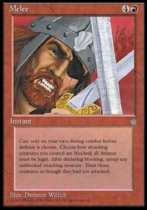 Melee - Medium Play MTG Ice Age - Image 1 of 1
