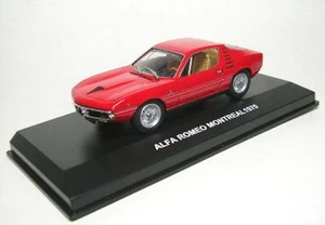 Alfa Romeo Montreal (1970) rojo en embalaje original con capó acrílico 1:43 Edison - Imagen 1 de 1