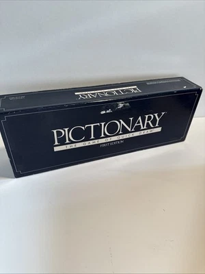 1985 Pictionary 1st Edition Charades Game Complete in Very Good Cond FREE SHIP - Image 1 of 4