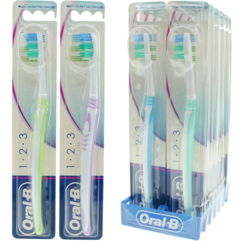 ORAL-B Zahnbürste 1-2-3 mit Kurzkopf, mittel - Bild 1 von 1