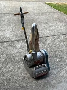 ESSEX SILVER-LINE 8” FLOOR SANDER, SILVERLINE, 120HP, BAG, SL-8. RUNS NICE - Picture 1 of 14