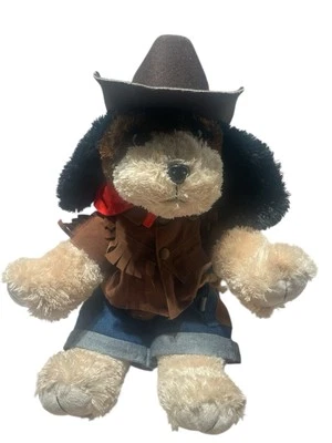 Vintage 2001 Bear Factory Cowboy Dog Plush - Image 1 of 4