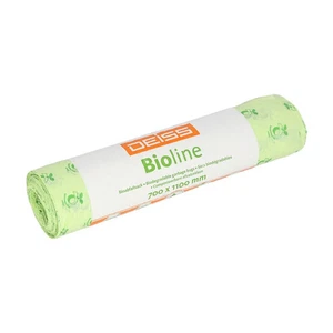 Bolsas de residuos biológicos DEISS 120 litros, 100% compostables - rollo / 120 litros | rollo (10 - Imagen 1 de 1