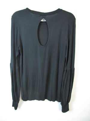 LNA Black Cutout Back Long Sleeve Top Size S (JJ) - Image 1 of 4