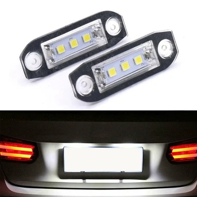 2x LED Number License Plate Lights Lamps For VOLVO S80 S60 C70 V70 V60 XC90 XC60 - image 1 of 4