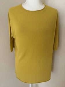 New Alpha Studio Knit Cotton Top , Size M, MSRP $240.00, Made in Italy. - Picture 1 of 12