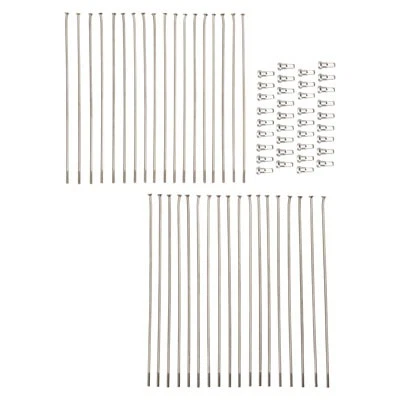 Tusk Motorcycle Spoke Kit - Front 21" Silver Spoke/Silver Nipple - Image 1 of 4