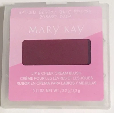 Novo no Pacote Mary Kay Creme para Lábios e Bochechas Blush Baga Temperada ~ Frete Rápido - Imagem 1 de 2